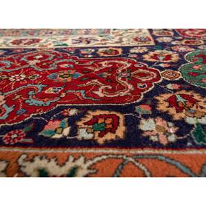 Tapis en laine noué à la main Aalam, motif médaillon rouge-orange, Kilim pour la maison - Pae-5224, rectangulaire 9x12, abstrait fait main pour l'entrée des adolescents - Product Image 3