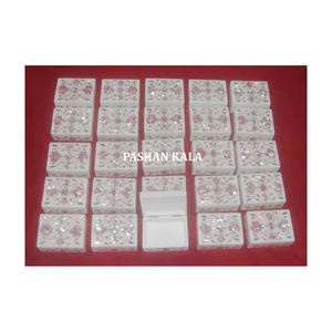 Caja hecha a mano de forma personalizada muy increíble, cajas de joyería de nácar para Festival de Ramadán, incrustaciones de mármol, precio de fábrica, compradores - Product Image 1