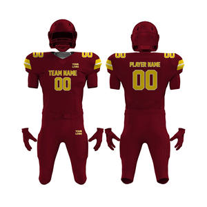 Uniforme de fútbol americano transpirable de alta calidad, ropa deportiva de talla grande con nombre de equipo y nombre de jugador, último diseño para 2026 - Product Image 4