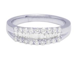 Simple Band Style S925 Silver With Moissanite Diamond Studded <b>Iced</b> Out Engagement Elegant Classic Design <b>Ring</b> For Women - Product Image 4