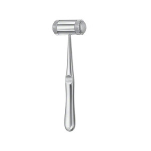 Martillo Quirúrgico de 190 mm (7.12 pulgadas) con Cabeza de Acero Inoxidable 410 de 25 mm, 218 g/155 g, Cabezas de Nailon, Martillo Manual para Huesos, Uso Dental y Ortopédico - Product Image 6