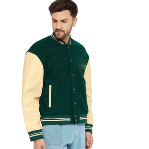 2025แจ็คเก็ตผ้าฟลีซสไตล์เท่สำหรับผู้ชายเสื้อแจ็คเก็ตทีมฮิปฮอปเบสบอลมีขนยาวแบบใหม่สำหรับฤดูหนาว - Product Image 5