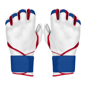 Guantes de Bateo de Béisbol Profesionales de Alta Calidad con Nuevo Diseño para Receptor, Uso en Exteriores, Dedos Completos, Transpirables, de Poliéster/Lycra - Product Image 2