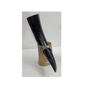 Ensemble de pots de fleurs en corne solide en métal écologique Vaisselle décorative pour hôtel et fête Articles de couverts - Product Image 4