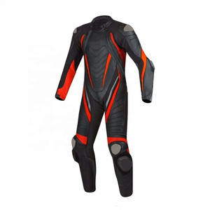 Combinaison de moto confortable et imperméable en cuir, coupe-vent, à prix raisonnable pour la moto et les courses automobiles - Product Image 1