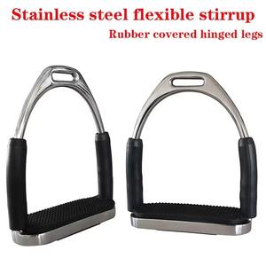 Estribos de equitación ligeros y duraderos en acero para un rendimiento de seguridad y pantalones de equitación - Product Image 4
