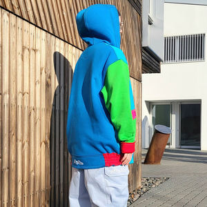 500 gsm DTG impression streetwear baggy surdimensionné personnalisé poids lourd 350G hommes blanc ninja polaire à capuche fermeture éclair sweat à capuche poids lourd - Product Image 5