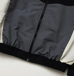 Custom Vintage 80s 90s Hombres Chaqueta cortavientos 100% Nylon Color Block Cremallera Nylon Chaqueta al aire libre a prueba de viento para hombres - Product Image 5