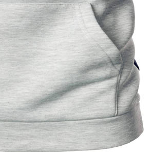 เสื้อสวมหัวคอตตอนฟลีซฝรั่งเศสสำหรับผู้ชายเสื้อมีฮู้ดสีบล็อกจิงโจ้100% ออกแบบโลโก้ได้ตามต้องการผล3D - Product Image 5