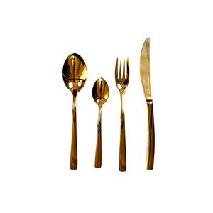 ชุดเครื่องใช้บนโต๊ะอาหารเครื่องเงินด้ามจับทำจากสเตนเลสสตีลเรียบง่ายใหม่ - Product Image 3