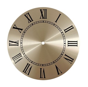 Horloge murale en métal antique faite à la main pour la maison salon salle à manger chambre et bureau or noir 27.5 pouces fabricant indien usine - Product Image 5