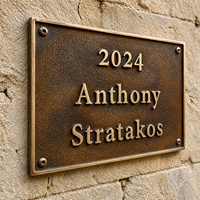 Placa de Museo de Bronce Personalizada, Placa de Identificación de Artefactos Personalizada, Marcador de Exhibición con Texto Grabado y Tamaño Personalizado
