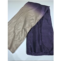 Tissu d'ombre élégant de qualité supérieure, 100% polyester, motif bicolore, textile lisse pour robes de soirée, en gros
