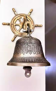 Elegant Antique Brass Golden Temple Bell Outdoor <b>Home</b> <b>Decor</b> <b>Gift</b> Item - Product Image 3