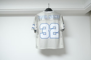 Ensemble de maillot de football américain pour adulte, respirant, en polyester, options grandes tailles, imprimé personnalisé, style urbain, séchage rapide - Product Image 6