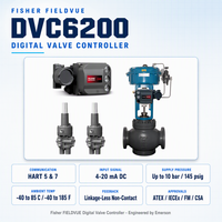 Contrôleur de vanne numérique Fisher DVC6200, positionneur de vanne intelligent FIELDVUE, régulateur de filtre HART+ 67C