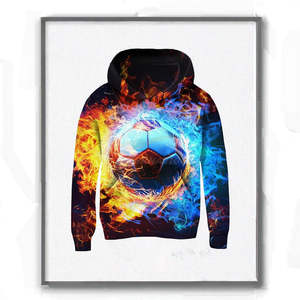 Sudadera con Capucha Extra Grande Unisex de Peso Pesado, Personalizada al por Mayor, con Logotipo 3D en Relieve, Estilo Hip Hop, Ropa Urbana - Product Image 3