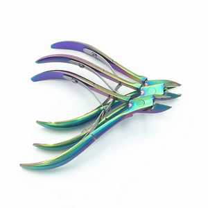 Rainbow Cutical Nipper <b>Cutters</b> High Quality Stainless Steel <b>Nail</b> Clipper Customized Logo Color Professional - Product Image 1