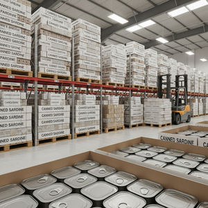 Sardine en conserve Fresh Catch emballée avec soin pour vente en vrac Sardine en conserve à base d'huile naturelle prête à être expédiée à l'exportation - Product Image 2