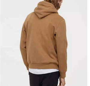 Sweat à capuche unisexe surdimensionné personnalisé pour homme, sweat à capuche épais avec logo sur le devant, motif uni, poids du tissu 300 grammes - Product Image 4