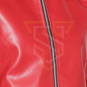 Chaqueta Universitaria de Cuero Ligera y Transpirable para Mujer, Ropa de Calle Cómoda para Invierno, Logotipo Personalizado Impreso, Acabado Teñido Sólido - Product Image 6