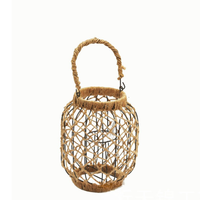 Lanternes en céramique et bambou faites à la main, écologiques, style antique, porte-bougies pour mariage, Pâques, décoration de la maison, Vietnam