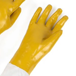 ถุงมือหนังวัวสำหรับเลี้ยงผึ้งถุงมือป้องกันงานตามสั่ง - Product Image 3