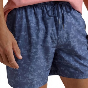 Wholesale Quick Dry Swimwear With Drawstring Spandex And Polyester Low Swim <b>Trunk</b> Board Shorts Custom <b>Men</b> Swim Beach Shorts - Product Image 1