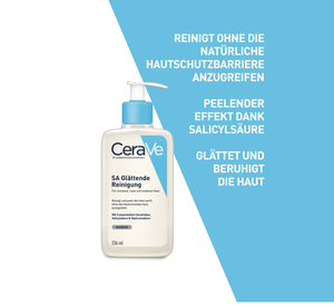CeraVe SA Nettoyant Lissant à l'Acide Salicylique pour Peaux Sèches, Rugueuses et Irrégulières 473ml - Product Image 4