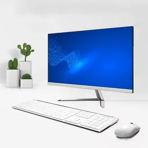 New and Cheap 19" Computer All-in-one Pc Aio Core I3 I5 I7 AIO PC Business Desktop Monoblock with Build in WebCam