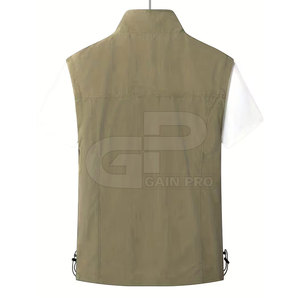 Gilets pour hommes, veste sans manches élégante, vêtement d'extérieur léger superposé, gilets pour hommes pour le travail décontracté, le bureau, l'extérieur et la rue - Product Image 2