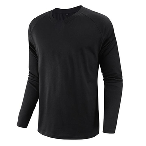 <b>Men's</b> T-Shirts 100% Bamboo Fiber Long Sleeve Slim Fit Vintage <b>Animal</b> Print Anti-Wrinkle High Quality Export Goods Bangladesh - Product Image 2