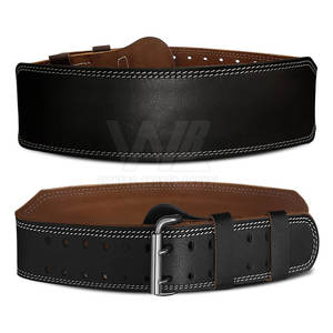Ceinture d'haltérophilie en cuir de vachette robuste la plus vendue soutien dorsal d'entraînement de Fitness personnalisé de haute qualité pour l'haltérophilie - Product Image 1