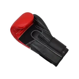 热卖PU皮革定制颜色4盎司6盎司8盎司高品质红色比赛训练拳击手套