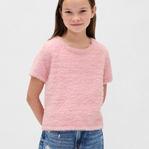 Blusas Elegantes Lisas al por Mayor para Niñas, con Logotipo Personalizado, Manga Abullonada, Ropa de Fiesta Infantil, Moda de Verano, Ropa de Boutique - Product Image 1
