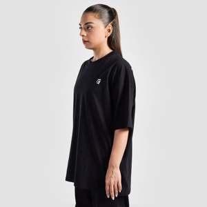 เสื้อยืดไมล์สีดำ ผ้าฝ้าย 100% ระบายอากาศได้ดี สไตล์วินเทจฮิปฮอป ทรงหลวม พิมพ์ลายโลโก้ตัวอักษร ความยาวสั้น ดีไซน์วินเทจลำลอง - Product Image 3