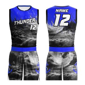 Venta al por mayor personalizado Retro baloncesto uniforme Jersey conjunto transpirable hombres baloncesto camisetas chalecos entrega rápida impresión - Product Image 3