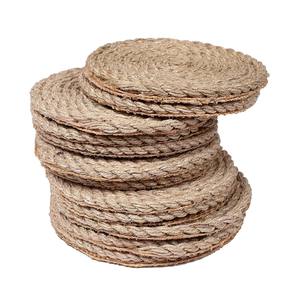 Nouveautés Dessous de verre en jute Haute qualité de vente artisanale Dessous de verre en jute élégant pour la maison hôtel dessus de table décor utilisation en gros - Product Image 5