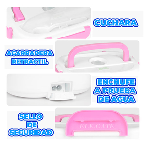 Portable Electric Lunch Box <b>USB</b> Power Source Automatic <b>Heating</b> Feature Stainless Steel Plastic for Household Car Outdoor Use - Product Image 2