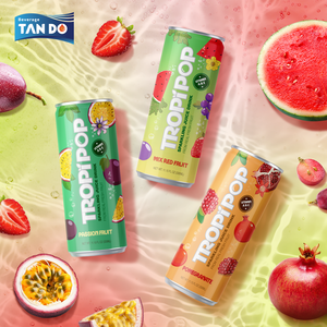 ราคาถูก TROPIPOP น้ำผลไม้โซดา 330 มล. เครื่องดื่มอัดลม มีหลายรสชาติ ผลิตในเวียดนาม มีตัวอย่างให้ทดลองฟรี - Product Image 4
