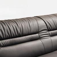 Sofá de oficina Boss de cuero de estilo chino de lujo de alta calidad, recepción comercial, sala de oficina Modular, sofás de espera