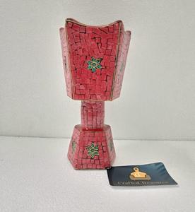 Brûleur d'encens écologique Mosaïque rouge mubkhakar Accents de gemme turquoise rouge Décoration intérieure Brûleur de parfum Bakhoor Au meilleur prix - Product Image 3
