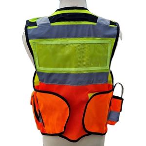 Easy <b>Wash</b> Durable Material Men Hi Vis Vest Breathable Comfortable Anti Wrinkle Casual Wear Men Hi Vis Vest With Latest Designs - Product Image 2