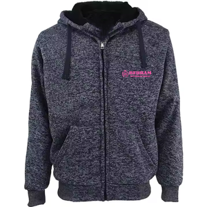 Vente en gros personnalisé 100% coton lavé à l'acide sweats à capuche zippés pour homme polaire lourde hiver nouveau sweat à capuche zippé à manches longues personnalisé pour homme - Product Image 1