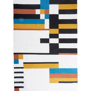 Tapis indien Dhurries tissé à la main tapis de sol décoratif tapis en coton en gros Dhurrie tapis tapis Service personnalisé - Product Image 1