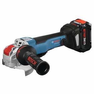 X-LOCK Brushless 4-1/2 pouces 5 pouces. Kit de meuleuse d'angle connectée avec batterie haute puissance 8 Ah et interrupteur à palette sans verrouillage - Product Image 2