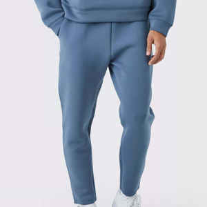 Survêtements de haute qualité 100% coton pour hommes, vêtements de sport en molleton personnalisés, jogging uni, survêtement surdimensionné - Product Image 3