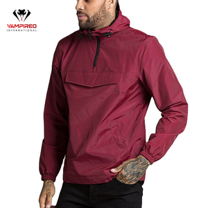 Dịch vụ OEM ODM Áo khoác gió có mũ nam, áo mưa, in logo tùy chỉnh, áo khoác gió ngoài trời nam - Product Image 1