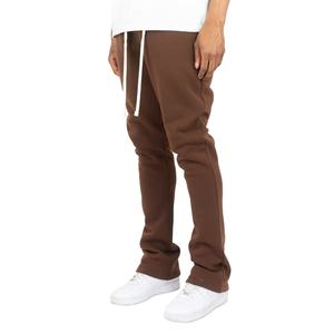 Pantalons de survêtement en coton pour hommes pour l'hiver |   Pantalons de jogging chauds pour le fitness - Product Image 1