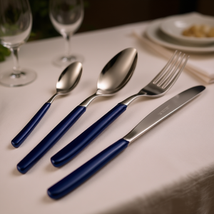 ชุดช้อนส้อมสแตนเลสสีโครเมียมบลู 24 ชิ้น รุ่น P13BCM 99 Eme ชุดอาหารค่ำสุดหรู - Product Image 3